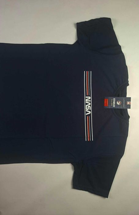 Koszulka męska bawełna t-shirt męski Starlee NASA r 3XL obwód 116cm