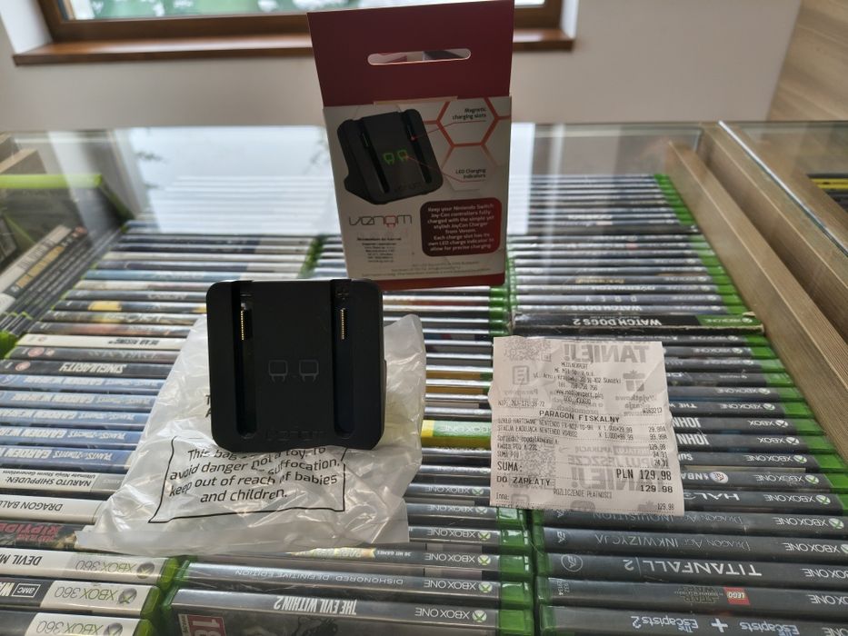 Stacja ładująca VENOM VS4932 do Nintendo Switch 2 Czarny. Gwarancja