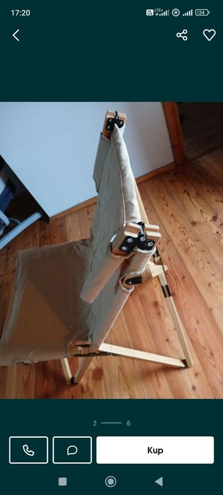 Leżak drewniany costwey solidny