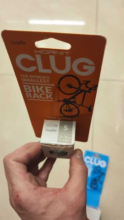 Wieszak rowerowy CLUG ROADIE, stojak uchwyt ścienny