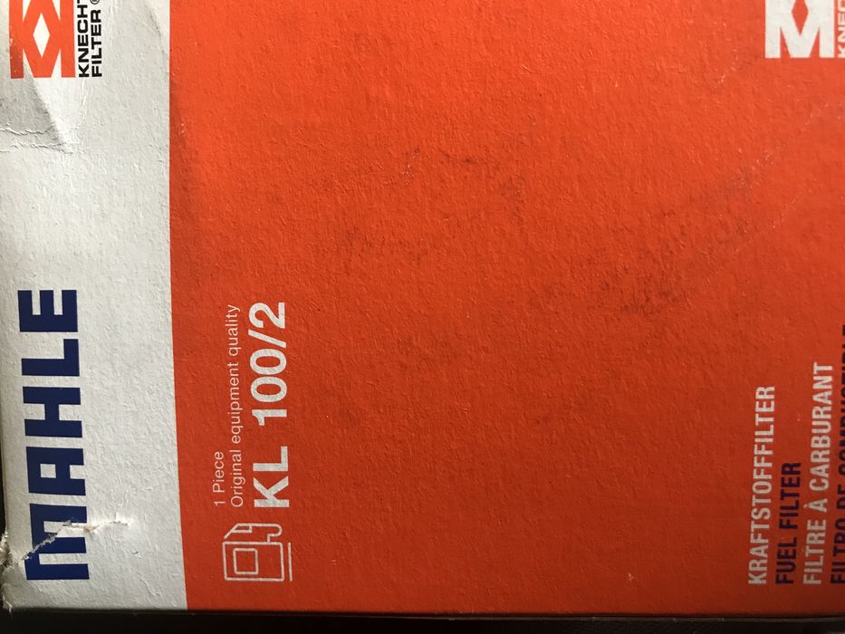 Паливний фільтр MAHLE /KNECHT  KL100/2