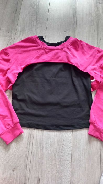 Reserved t-shirt narzutka crop top rozm. XS