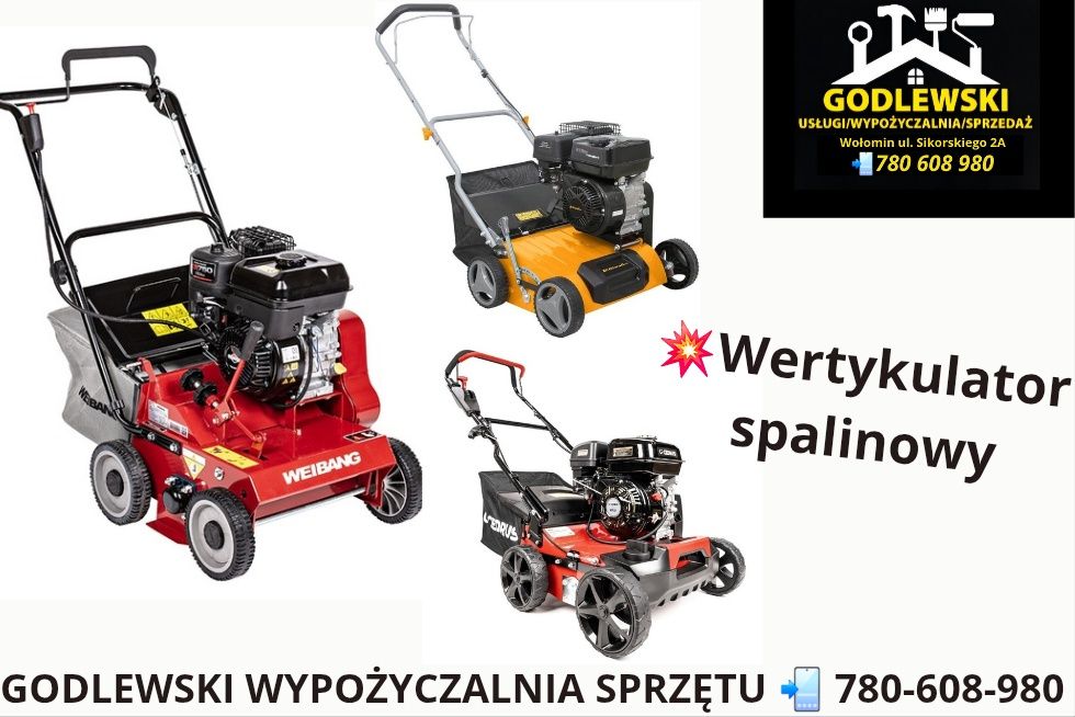 Wypożyczalnia! Wertykulator Areator Spalinowy Wynajem! Wynajmę!