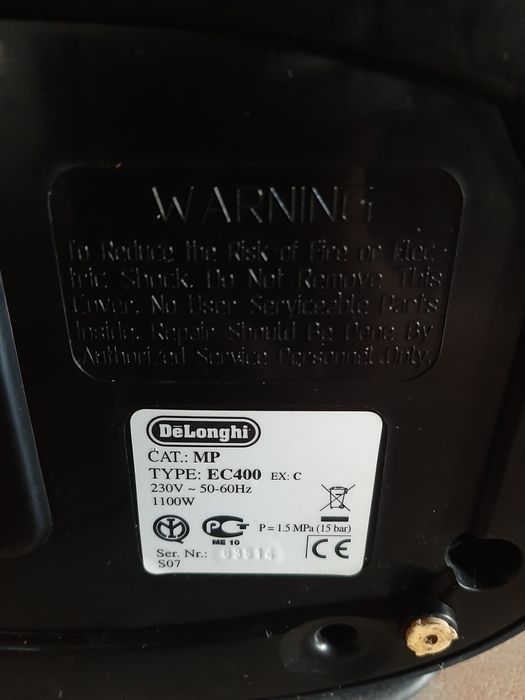 Кавоварка delonghi EC400