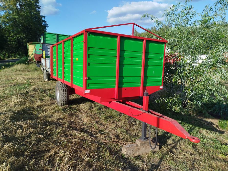 Wywrotka przyczepa skorupa skorupowa do zboża jednoosiowa części rama