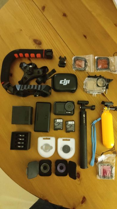 DJI action 3 adventure + duży zestaw + rozszerzona gwarancja