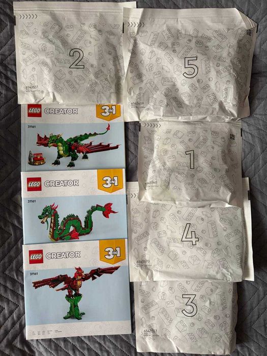 31161 LEGO Creator Średniowieczny smok