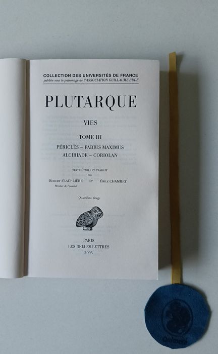 Les Belles Lettres - Plutarque
