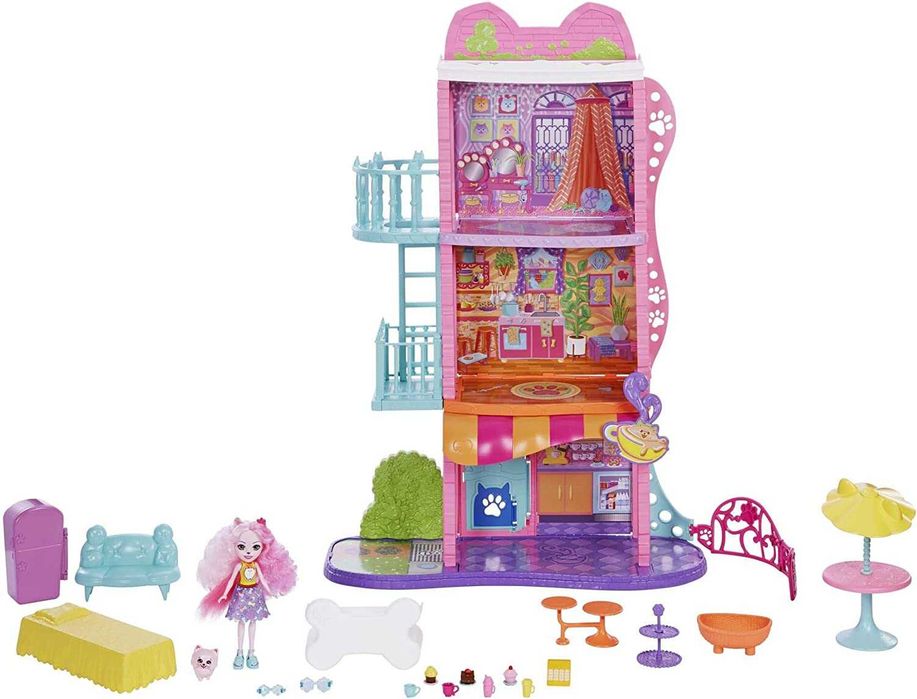 Энчантималс Таунхаус с кафе Enchantimals City Tails Town House HHC18