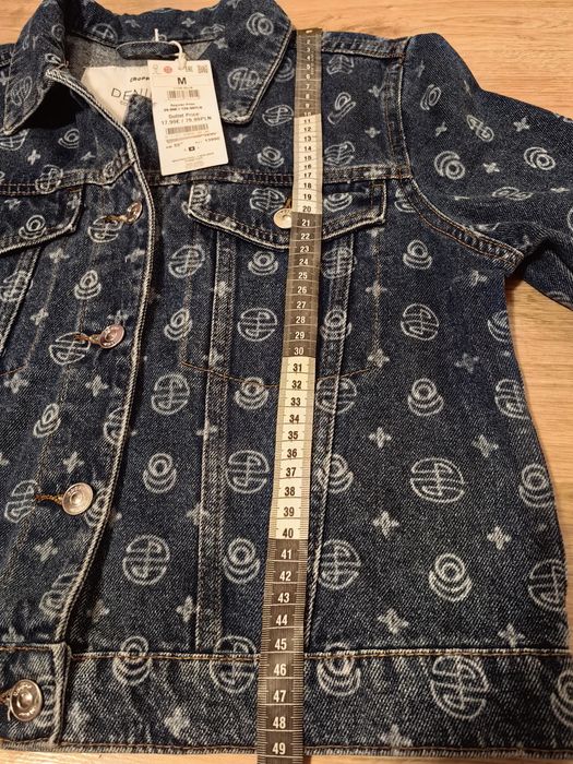 Nowa kurtka jeansowa granatowa Cropp