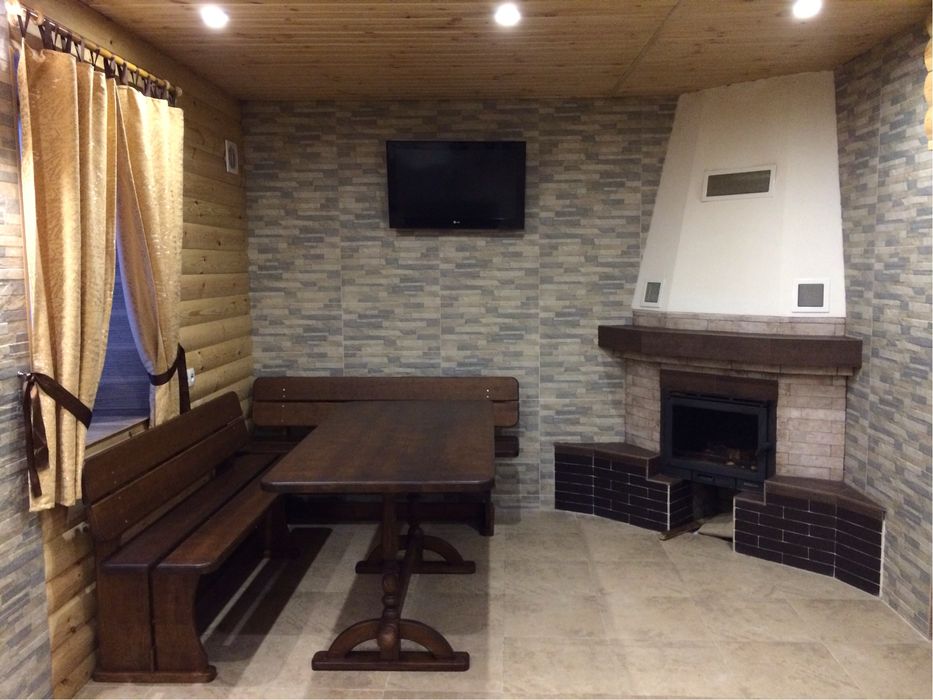 Баня, Сауна, Лазня на дровах