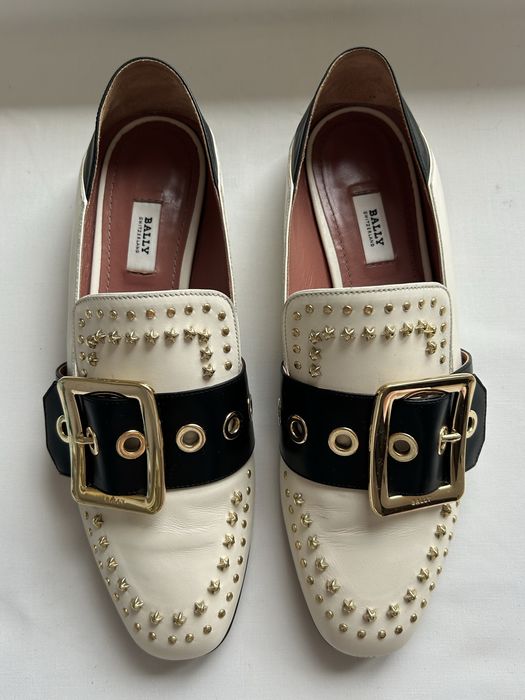 Bally skórzane loafersy