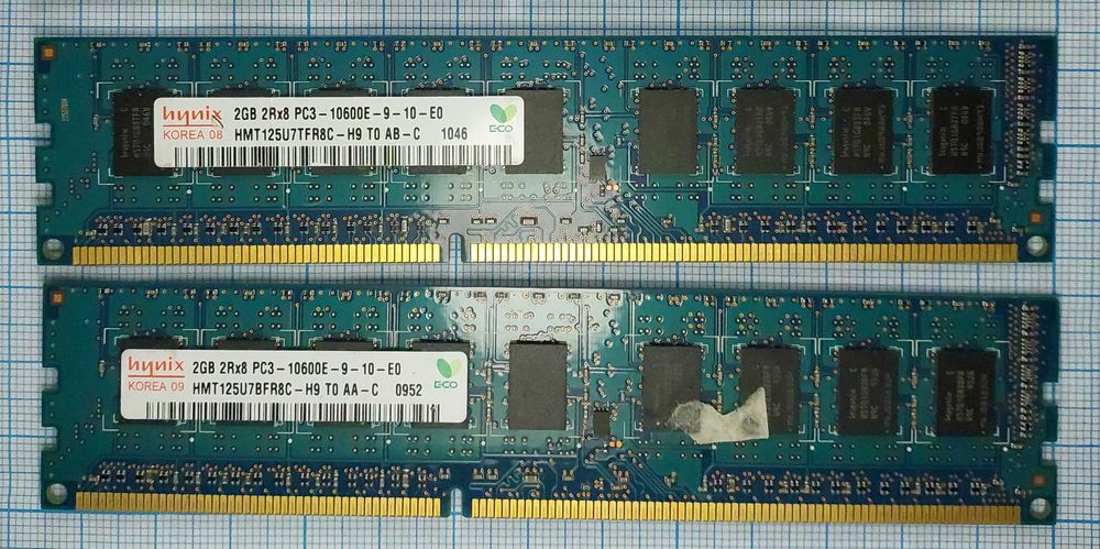 DDR3  и DDR2 оперативная память