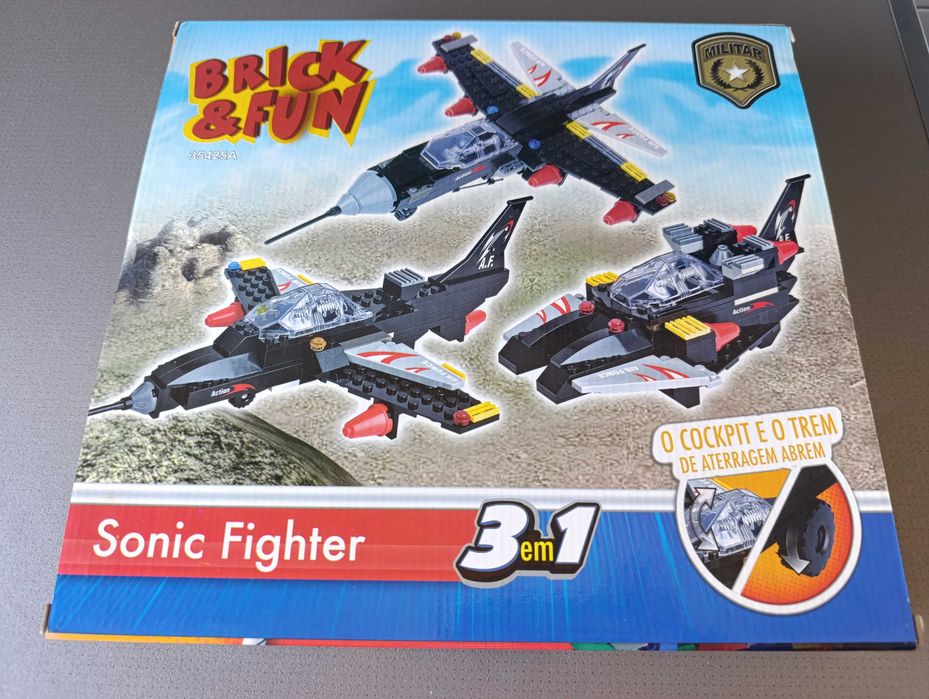 Brick & Fun - Sonic Fighter 3 em 1 (35425A)- NOVO