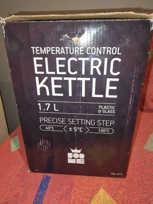 Czajnik elektryczny z regulacją temperatury dotykowy szklany