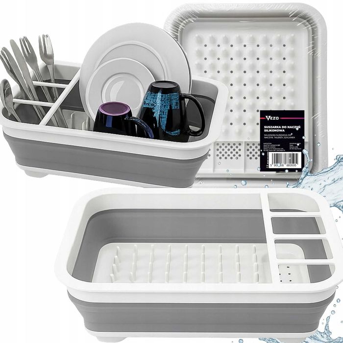 Ociekacz do naczyń VEZO składany 36×30 cm