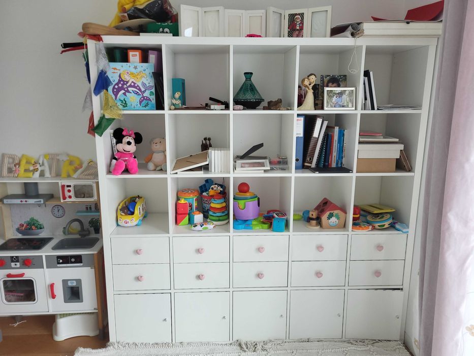 KALLAX Estante, branco, 182x182 cm