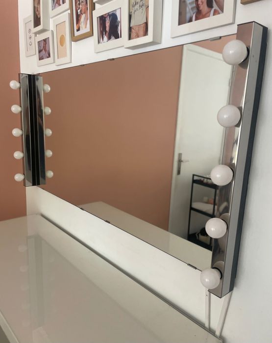 Espelho + 2 candeeiros parede