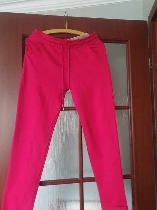 Spodnie M fuksja