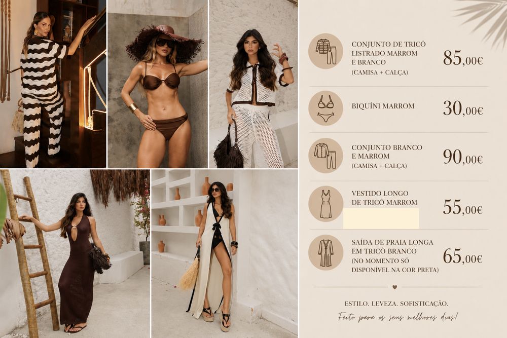 Moda praia brasileira.