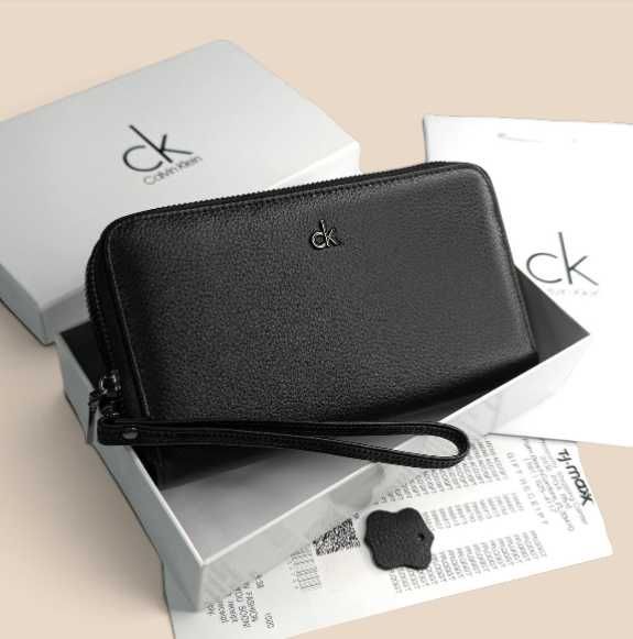 Чоловічий клатч CALVIN KLEIN, гаманець Кельвін Кляйн, натуральна шкіра