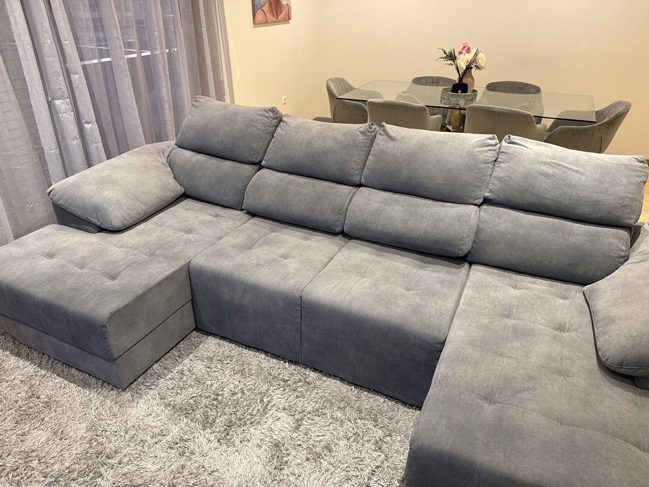 Sofa chaisse-long duplo grande
