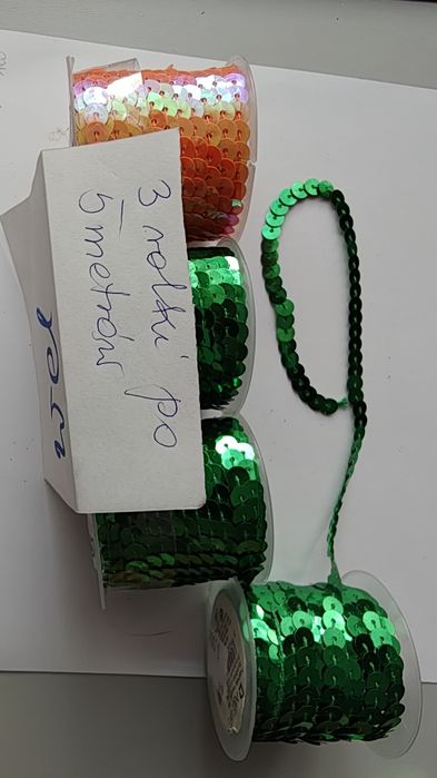 Taśmy cekinowe i różne inne