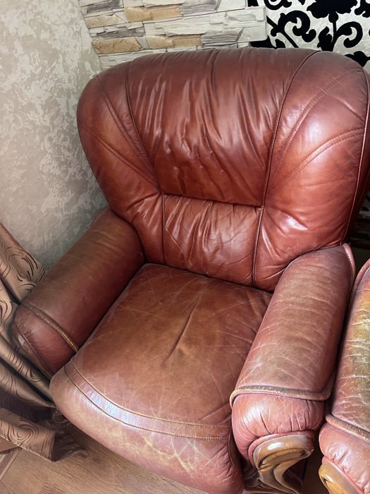 крісла  зі шкіри