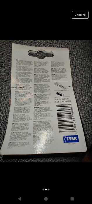 Łącznik do szyny sufitowej 2 sztuki