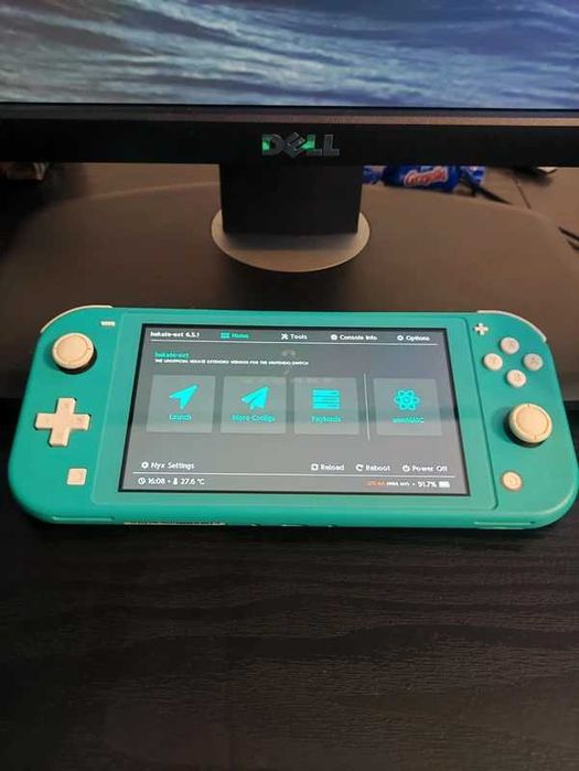 Switch Lite CFW 128GB Turkusowy