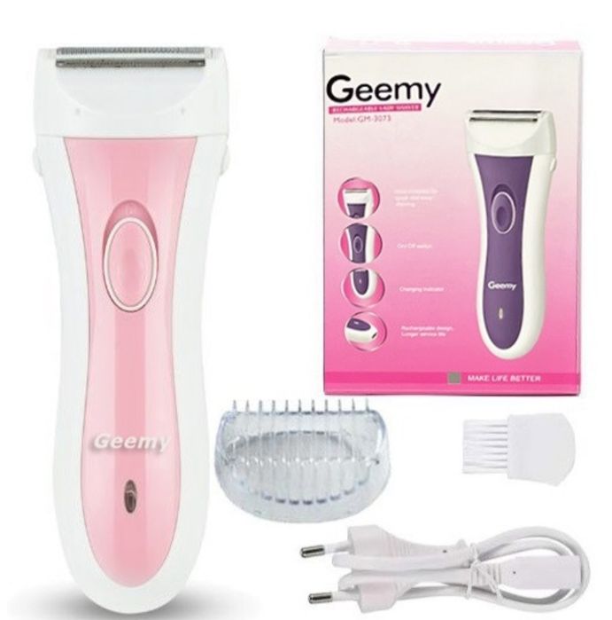 Электробритва беспроводная Geеmy GM 3073 Розовая. Триммер. 300 грн.