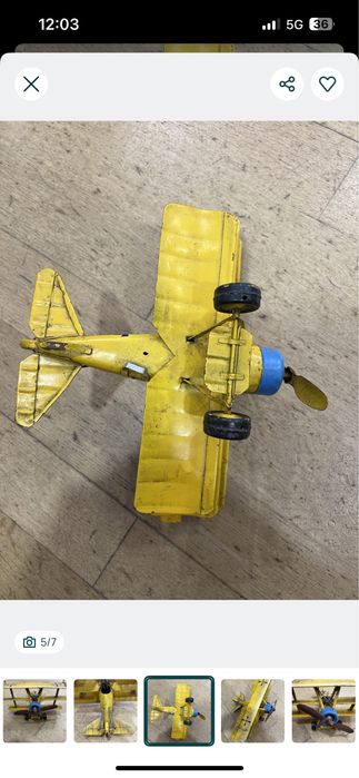 Aeronave FOKKER DR1 Triplane metal