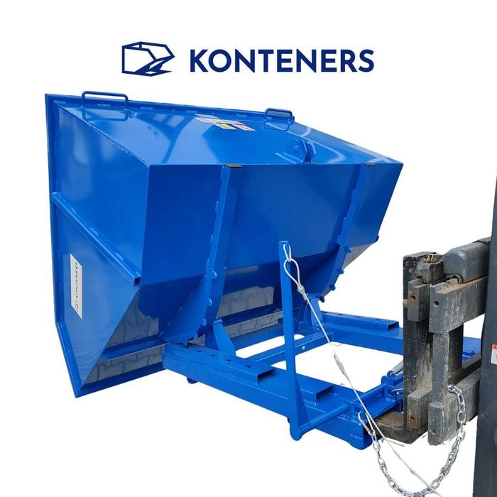 Kontener samowyładowczy Koleba 1,5m3 piasek/beton/gruz/drewno/ koliba