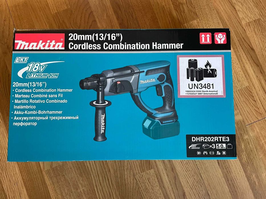 Młotowiertarka Makita dhr202rte3 - nieużywana