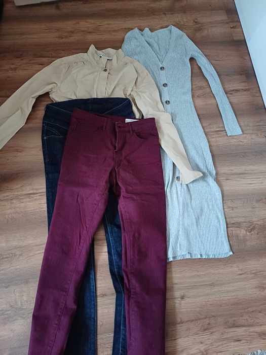 Sukienka spodnie zestaw ubran S