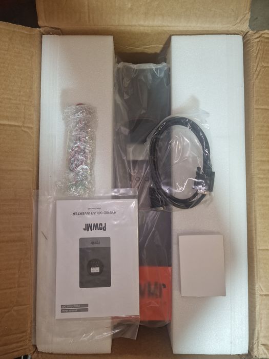 ПАРАЛЕЛЬНЕ ПІДКЛЮЧ. Сонячний гібридний інвертор PowMr 6.2Kw 48V