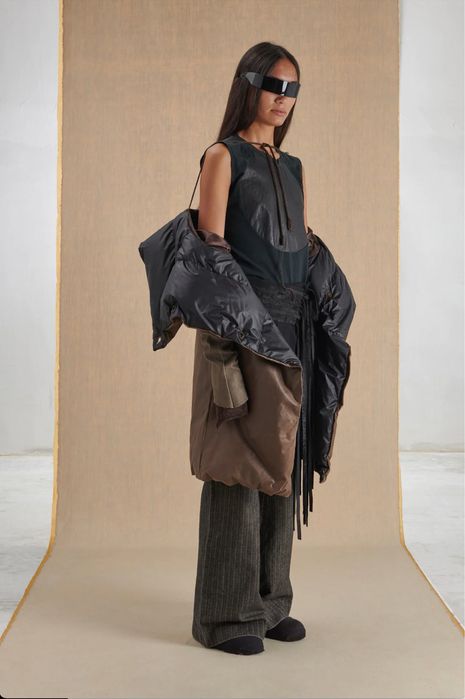 Жіночий авангардний пуховик пальто Isaac Sellam Experience M/L розмір