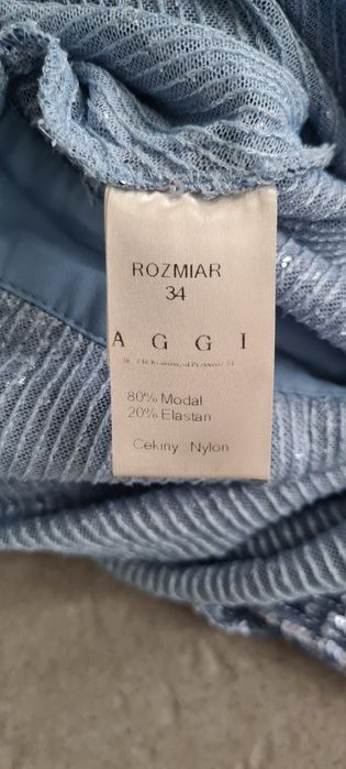 AGGI Sukienka Jennifer Ilusion Blue