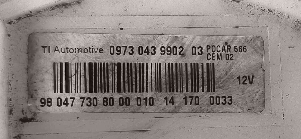 Boia Combustível 9804773080 - PEUGEOT 308 SW II