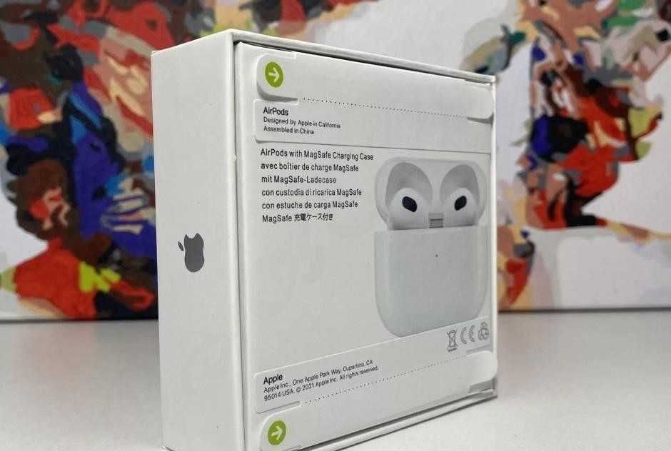 Беспроводные наушники Аирподс 3 1в1 с+ чехол в подарок!!