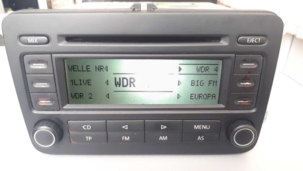 Магнитола штатна Blaupunkt vw RCD 300