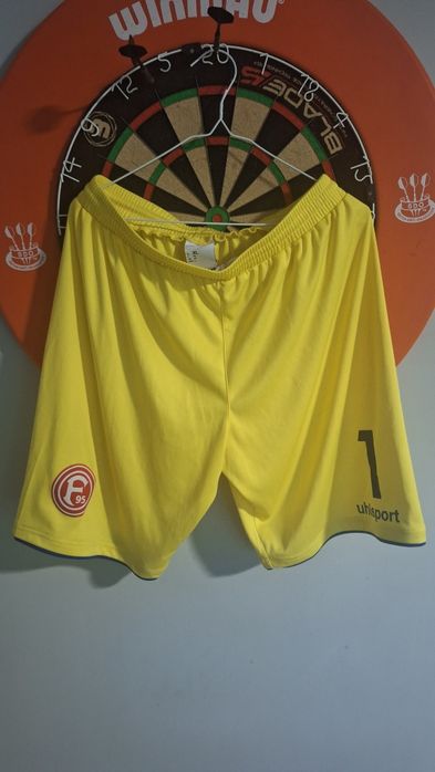 spodenki piłkarskie bramkarskie Uhlsport Fortuna Düsseldorf Bundesliga football shorts