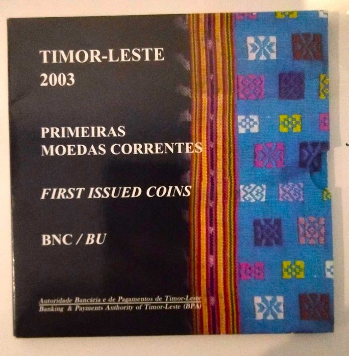 Coleção Moedas Timor BNC 2003