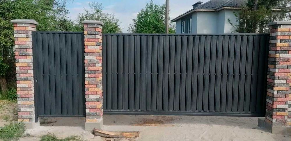 Каркас відкатних воріт TA02, Лазерна різка в комплекті, Під замовлення