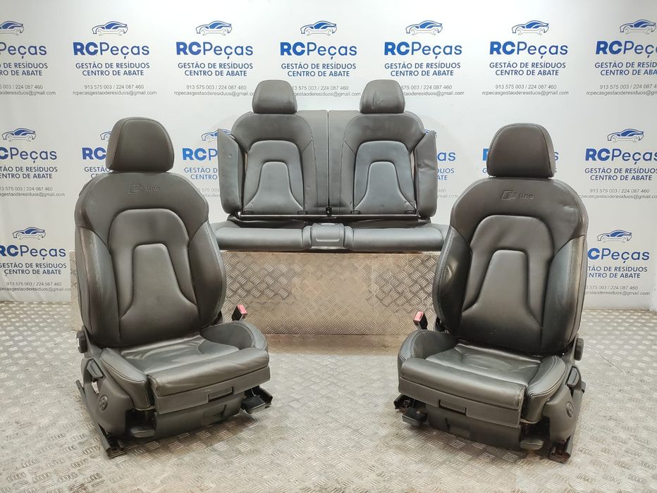 Conjunto Bancos Originais Pele Audi A5 8T S-Line Cabrio