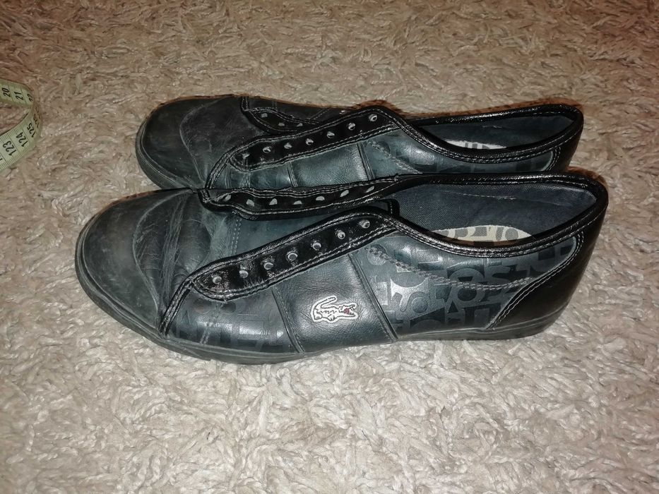 Buty damskie skórzane lacoste