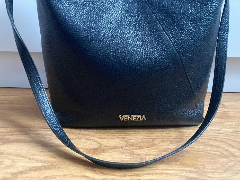 VENEZIA duża torba na ramię skóra