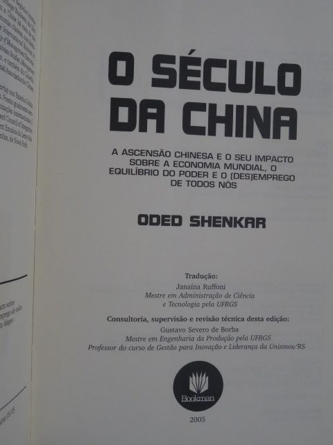 O Século da China de Oded Shenkar