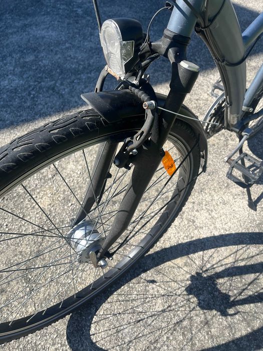 bicicleta citadina unisexo decathlon BERG 520