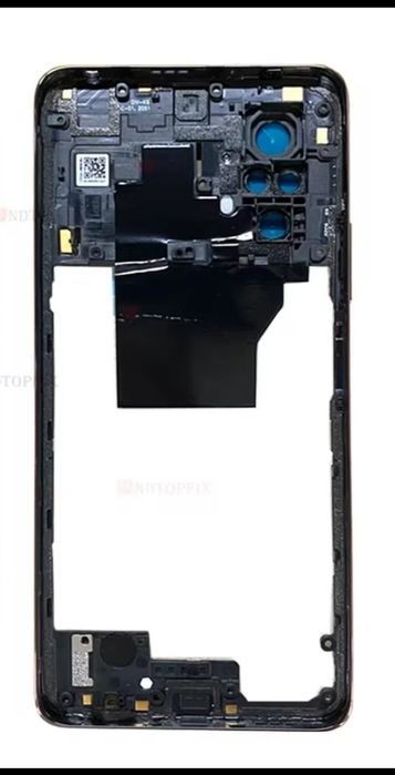 Рамка зі склом камери Xiaomi Redmi Note 10 Pro, колір - Сірий